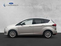 Gebraucht Ford C-MAX Titanium 125 PS (91 kW) 2018 Polarsilber metallic Van / Kleinbus