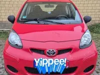 Gebraucht Toyota Aygo 68 PS (50 kW) 2009 Rot Kleinwagen