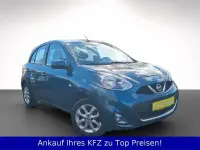 Gebraucht Nissan Micra Acenta 80 PS (58 kW) 2016 Türkis Kleinwagen