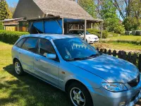Second-hand Mazda 323F 98 CP (72 kW) 2001 Albastru Break