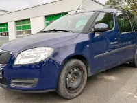 Gebraucht Skoda Roomster Plus Edition 86 PS (63 kW) 2009 Blau Van / Kleinbus