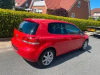 Gebraucht VW Golf VI Comfortline 122 PS (89 kW) 2009 Rot Kleinwagen