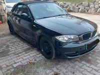 Gebraucht BMW 118 Cabriolet 143 PS (105 kW) 2009 Schwarz Cabrio