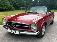 Gebraucht Mercedes SL280 170 PS (125 kW) 1971 Rot Cabrio