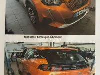 Gebraucht Peugeot e-2008 Active 100 kW (136 PS) 2023 Orange SUV