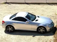 Gebraucht Mercedes SLK350 272 PS (200 kW) 2005 Silber Cabrio