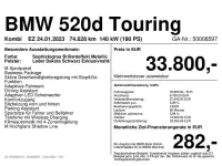 Gebraucht BMW 520 M Sport 190 PS (139 kW) 2023 Grau Kombi