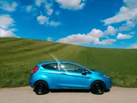 Gebraucht Ford Fiesta 82 PS (60 kW) 2009 Blau Kleinwagen