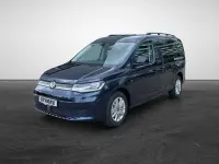 Neu VW Caddy Maxi Family 122 PS (89 kW) 2026 Blau (starlight blue metallic) Van / Kleinbus