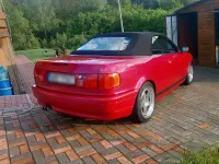 Gebraucht Audi 80 150 PS (110 kW) 1995 Rot Cabrio