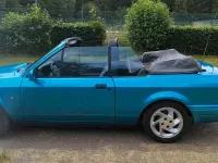 Gebraucht Ford Escort Cabriolet 75 PS (55 kW) 1990 Blau Cabrio