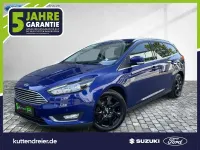 Gebraucht Ford Focus Titanium 125 PS (91 kW) 2018 Blau Kombi