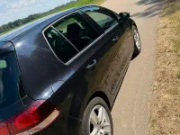Gebraucht VW Golf VI 2009 Schwarz Kleinwagen