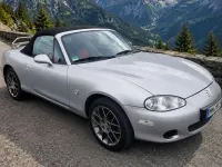 Gebraucht Mazda MX5 110 PS (80 kW) 2004 Silber Cabrio
