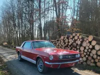 Używany Ford V8 200 KM (147 kW) 1966 Czerwony Coupe