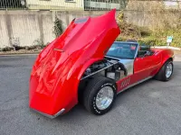 Second-hand Corvette C3 330 CP (242 kW) 1975 Roșu Cabrio