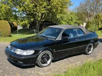 Gebraucht Saab 9-3 Cabriolet 220 PS (161 kW) 2000 Schwarz Cabrio