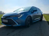 Gebraucht Toyota Corolla Hybrid Lounge 2019 Blau Kombi