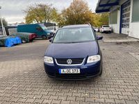 Gebraucht VW Touran 116 PS (85 kW) 2005 Blau Van / Kleinbus