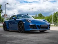 Gebraucht Porsche 911 Carrera 4 GTS Targa 450 PS (330 kW) 2018 Blau Cabrio