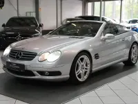 Gebraucht Mercedes SL500 AMG 306 PS (225 kW) 2003 Silber Cabrio