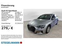 Gebraucht Audi A3 Advanced Plus 110 PS (80 kW) 2023 Florettsilber metallic Limousine