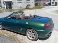 Gebraucht MG F 120 PS (88 kW) 2000 Grün Cabrio