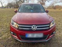 Gebraucht VW Tiguan 122 PS (89 kW) 2014 Rot SUV