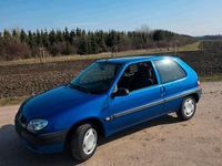 Gebraucht Citroën Saxo 60 PS (44 kW) 2001 Blau Kleinwagen