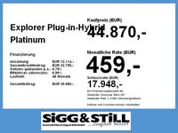 Gebraucht Ford Explorer Hybrid Platinum 457 PS (336 kW) 2021 Starweiß metallic SUV