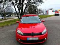 Gebraucht VW Golf VI 80 PS (58 kW) 2009 Rot Limousine