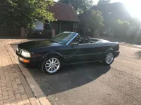 Gebraucht Audi Cabriolet 133 PS (97 kW) 1993 Schwarz Cabrio