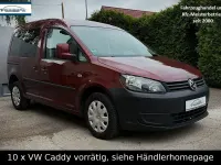 Gebraucht VW Caddy 105 PS (77 kW) 2012 Rot Van / Kleinbus