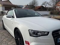 Gebraucht Audi A5 Cabriolet S-Line 177 PS (130 kW) 2015 Weiß Cabrio