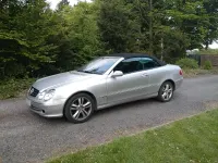 Gebraucht Mercedes CLK240 Avantgarde 170 PS (125 kW) 2003 Silber Cabrio