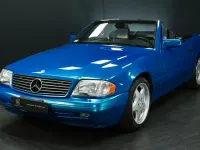 Gebraucht Mercedes SL500 320 PS (235 kW) 1997 Blau Cabrio