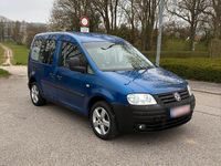 Usata VW Caddy 105 CV (77 kW) 2005 Blu Monovolume