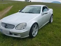 Gebraucht Mercedes SLK230 194 PS (142 kW) 2001 Silber Cabrio