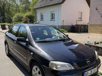Gebraucht Opel Astra Edition 75 PS (55 kW) 2000 Schwarz Limousine