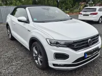 Gebraucht VW T-Roc Cabriolet R-line 150 PS (110 kW) 2021 Weiß Cabrio