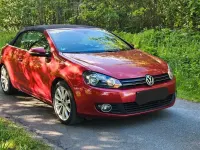 Gebraucht VW Golf Cabriolet Basis 105 PS (77 kW) 2013 Rot Cabrio