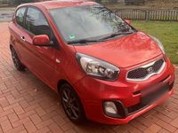Gebraucht Kia Picanto Attract 69 PS (50 kW) 2012 Rot Kleinwagen