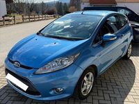 Gebraucht Ford Fiesta Trend 82 PS (60 kW) 2009 Blau Kleinwagen