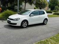 Gebraucht VW Golf VI 80 PS (58 kW) 2009 Weiß Kleinwagen