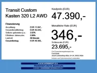 Ny Ford Transit Custom 170 HK (125 kW) 2026 Hvid MPV