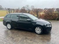 Gebraucht VW Golf VII LOUNGE 110 PS (80 kW) 2015 Schwarz Kombi