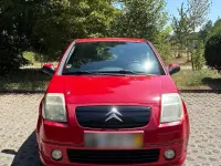 Gebraucht Citroën C2 VTR Sport 73 PS (53 kW) 2007 Rot Kleinwagen