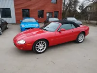 Brugt Jaguar XKR S 363 HK (266 kW) 2000 Rød Cabriolet