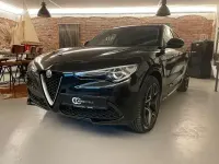 Gebraucht Alfa Romeo Stelvio Lusso 285 PS (209 kW) 2021 Schwarz SUV