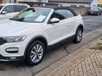 Gebraucht VW T-Roc Cabriolet Style 150 PS (110 kW) 2021 Weiß Cabrio